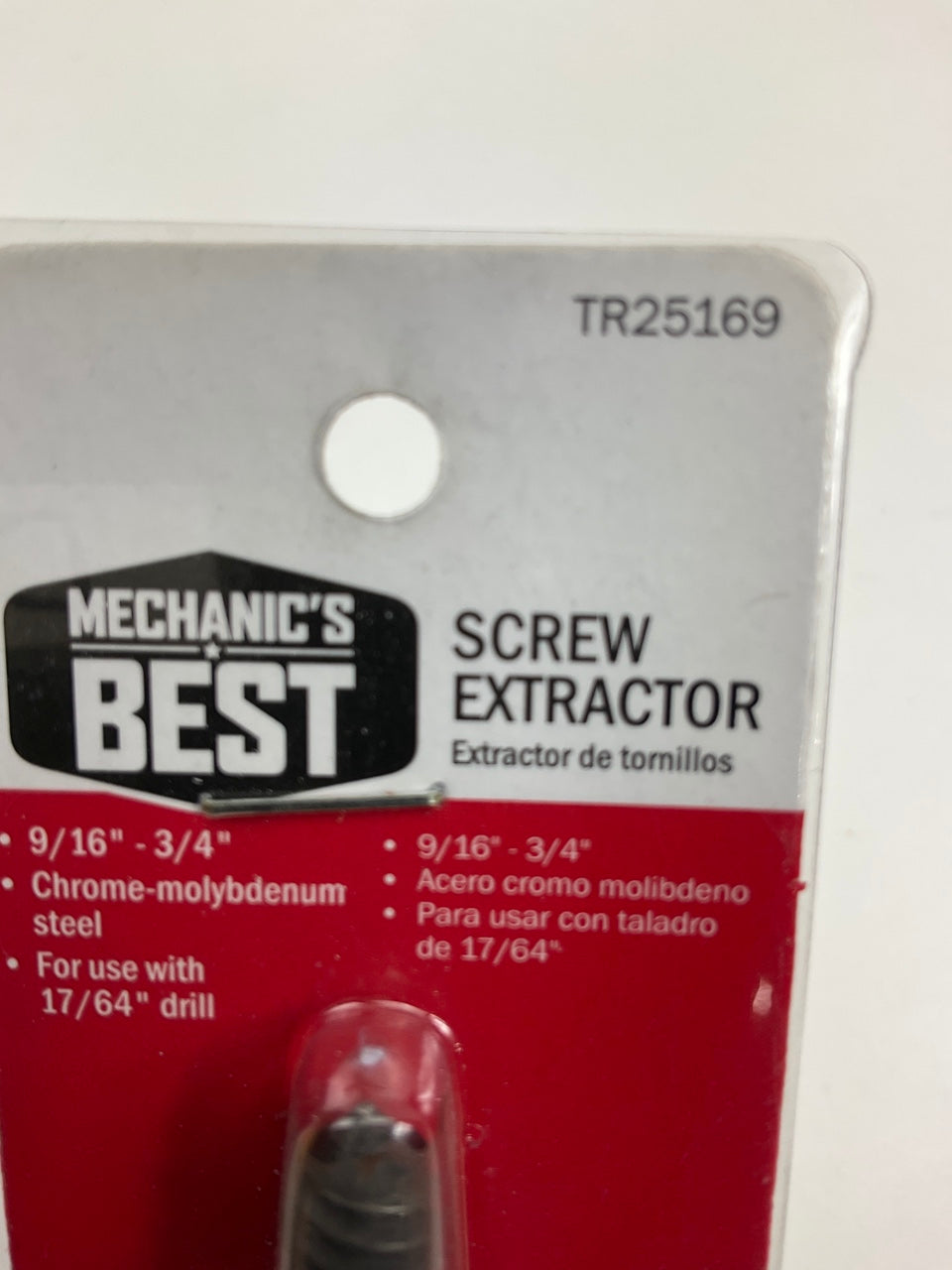 Mechanics Best TR25169 9/16'' Screw Extractor