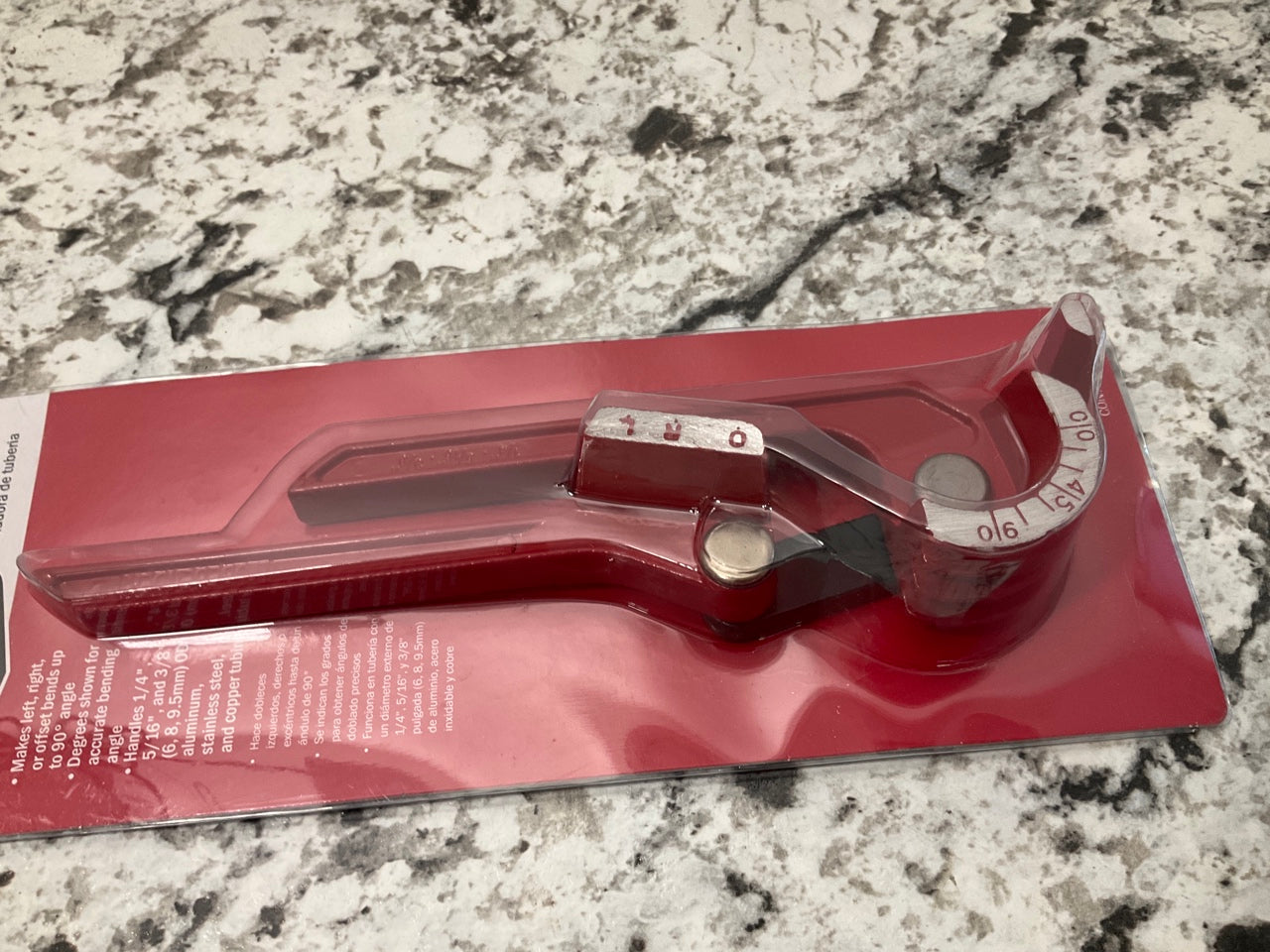 Mechanics Best 25179 Fuel And Brake Line Tubing Tube Bender 3/16'', 1/4'', 3/8''