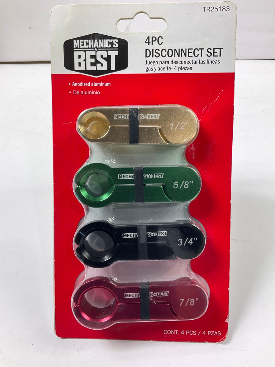 Mechanics Best TR25183 A/C & Fuel Line Disconnect Tool Set Kit - Set Of 4