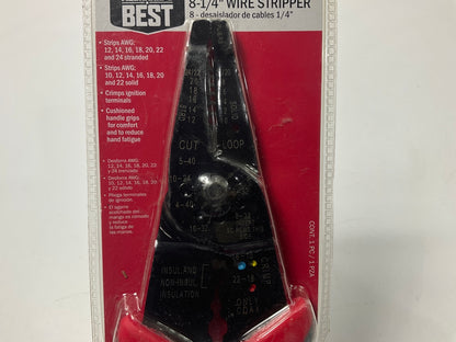 Mechanics Best TR25193  8-1/4-Inch Wire Stripper And Connector Crimper Tool