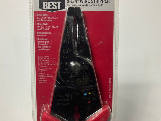 Mechanics Best TR25193  8-1/4-Inch Wire Stripper And Connector Crimper Tool