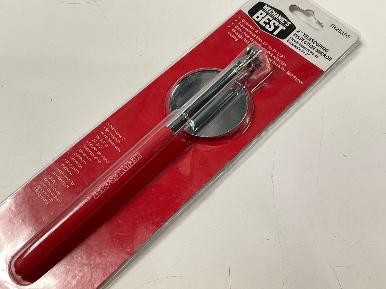 Mechanics TR25195  2'' Inspection Mirror, Automotive Mechanic's Inspection Mirror