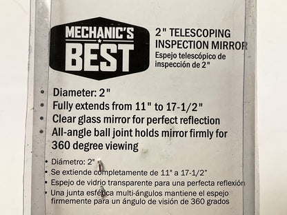 Mechanics TR25195  2'' Inspection Mirror, Automotive Mechanic's Inspection Mirror