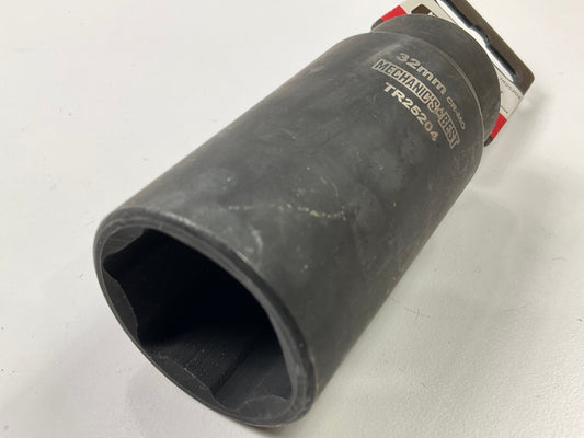 Mechanics Best TR25204 1/2'' Drive Axle Nut Socket, 32mm