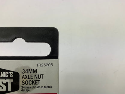 Mechanics Best TR25205 34mm Axle Nut Socket 1/2 Inch Drive