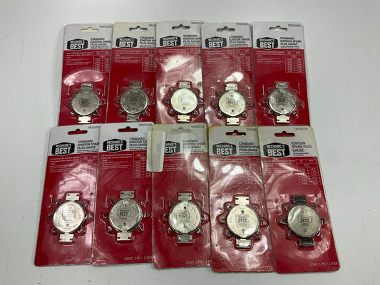 Lot Of 10 - Mechanics Best TR25226 Standard Ignition Spark Plug Gauge