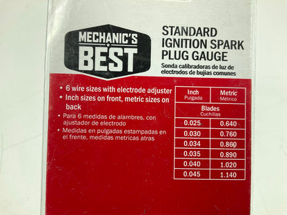 Lot Of 10 - Mechanics Best TR25226 Standard Ignition Spark Plug Gauge