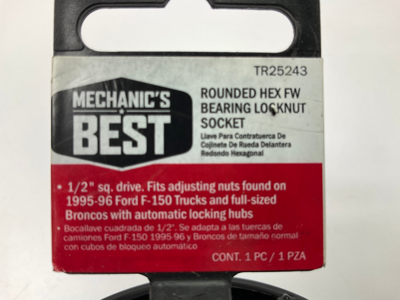 Mechanics TR25243 Axle Spindle Locknut Lock Nut Socket - 2-1/2'' F-150 Bronco 4WD