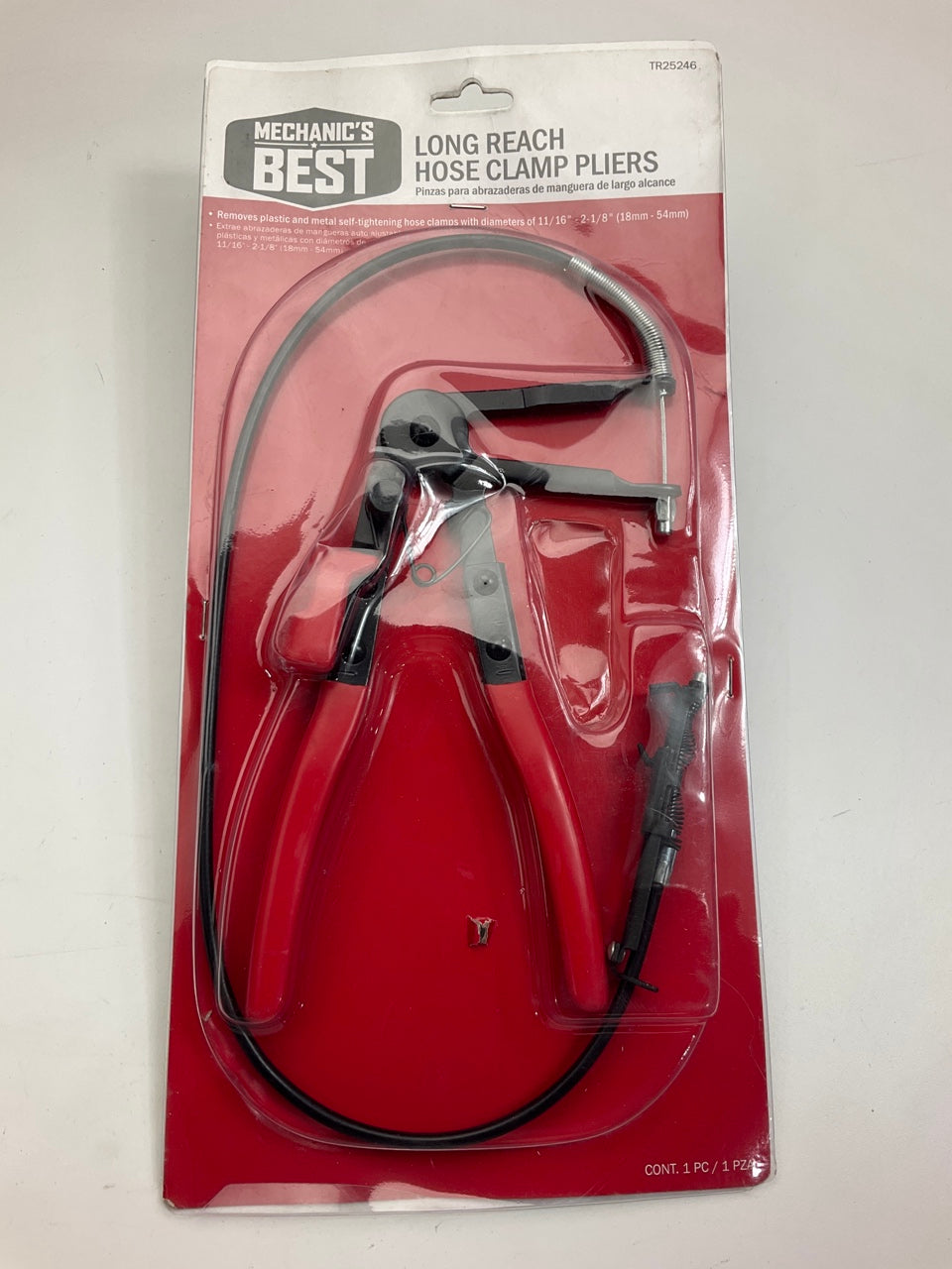 Mechanics Best TR25246 Long Reach Hose Clamp Pliers - 11/16'' To 2-1/8'' Range