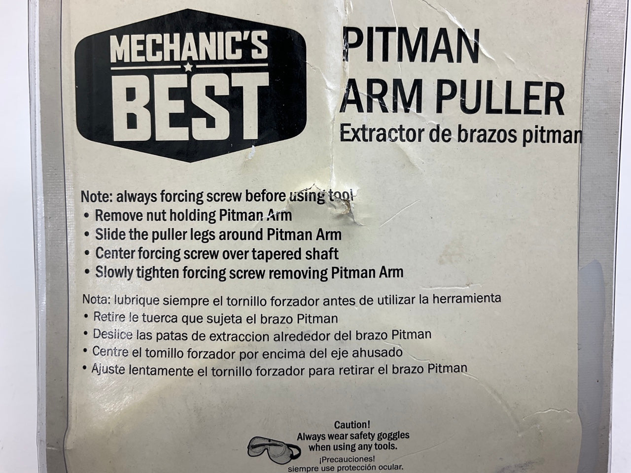 Mechanics Best TR25262 Steering Pitman Arm Puller Tool