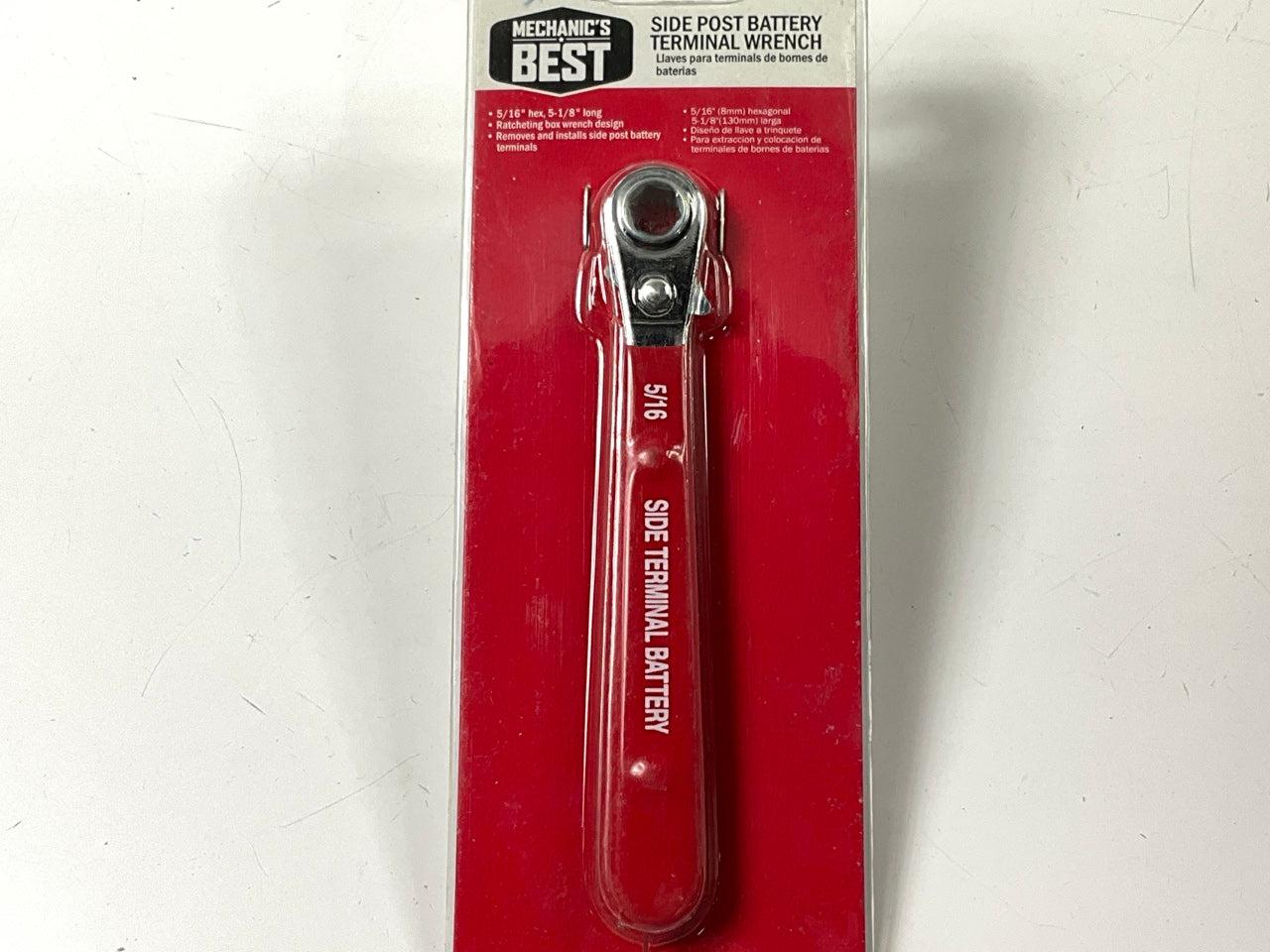 Mechanics Best TR25287 Side Terminal Battery Wrench - 5/16''