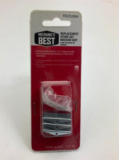 Mechanics Best TR2528M Hone Medium Grit #220 Replacement Stones (1-1/8'')