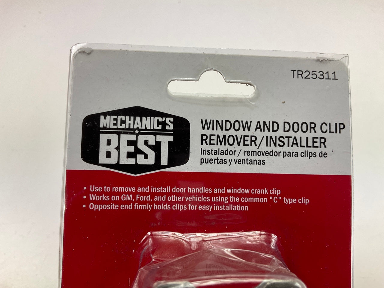 Mechanics Best TR25311 Interior Window & Door Clip Remover / Installer Tool