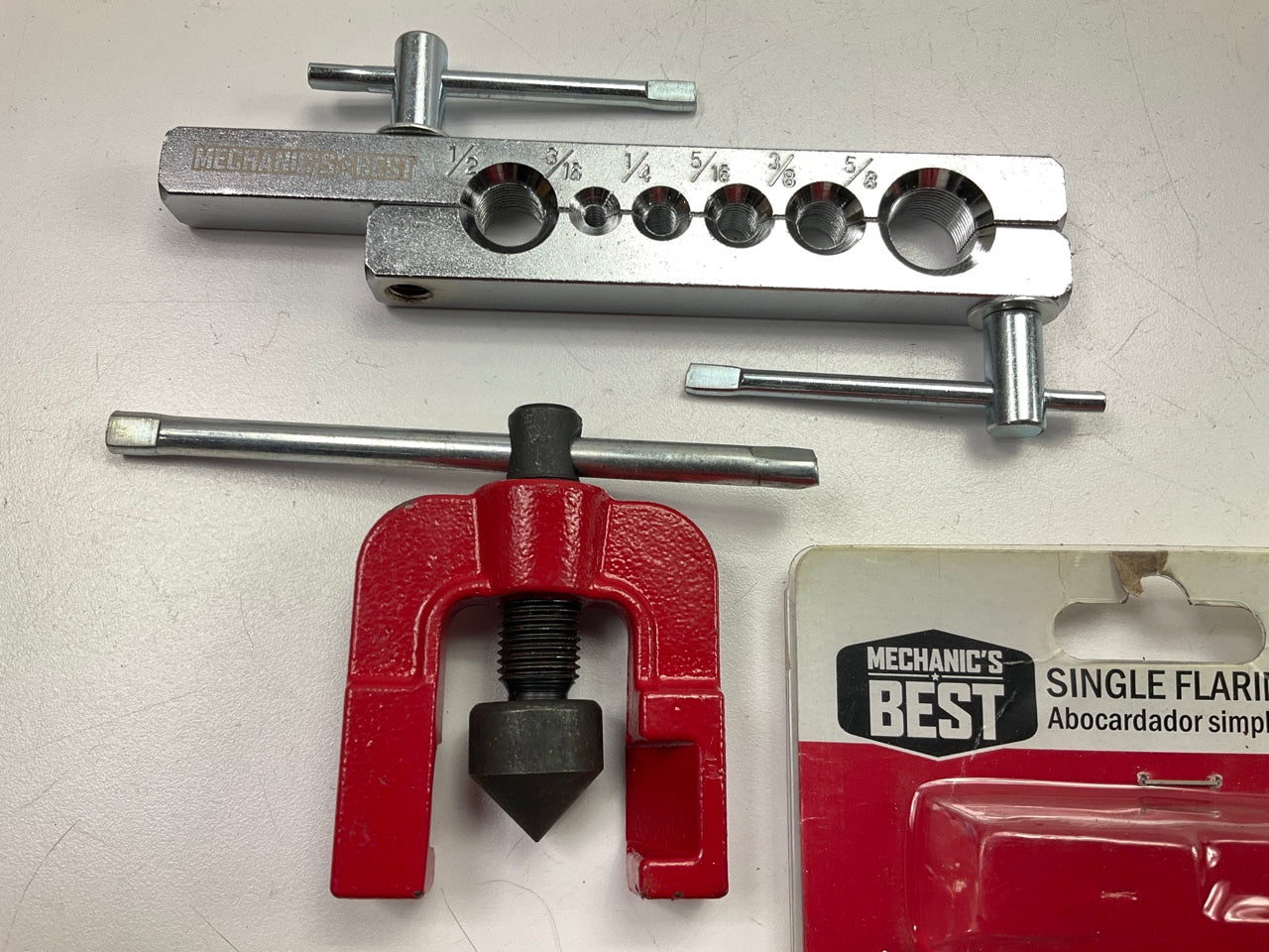 Mechanics Best TR25359 Single Tube Flaring Tool, 3/16, 1/4, 5/16, 3/8, 1/2, 5/8