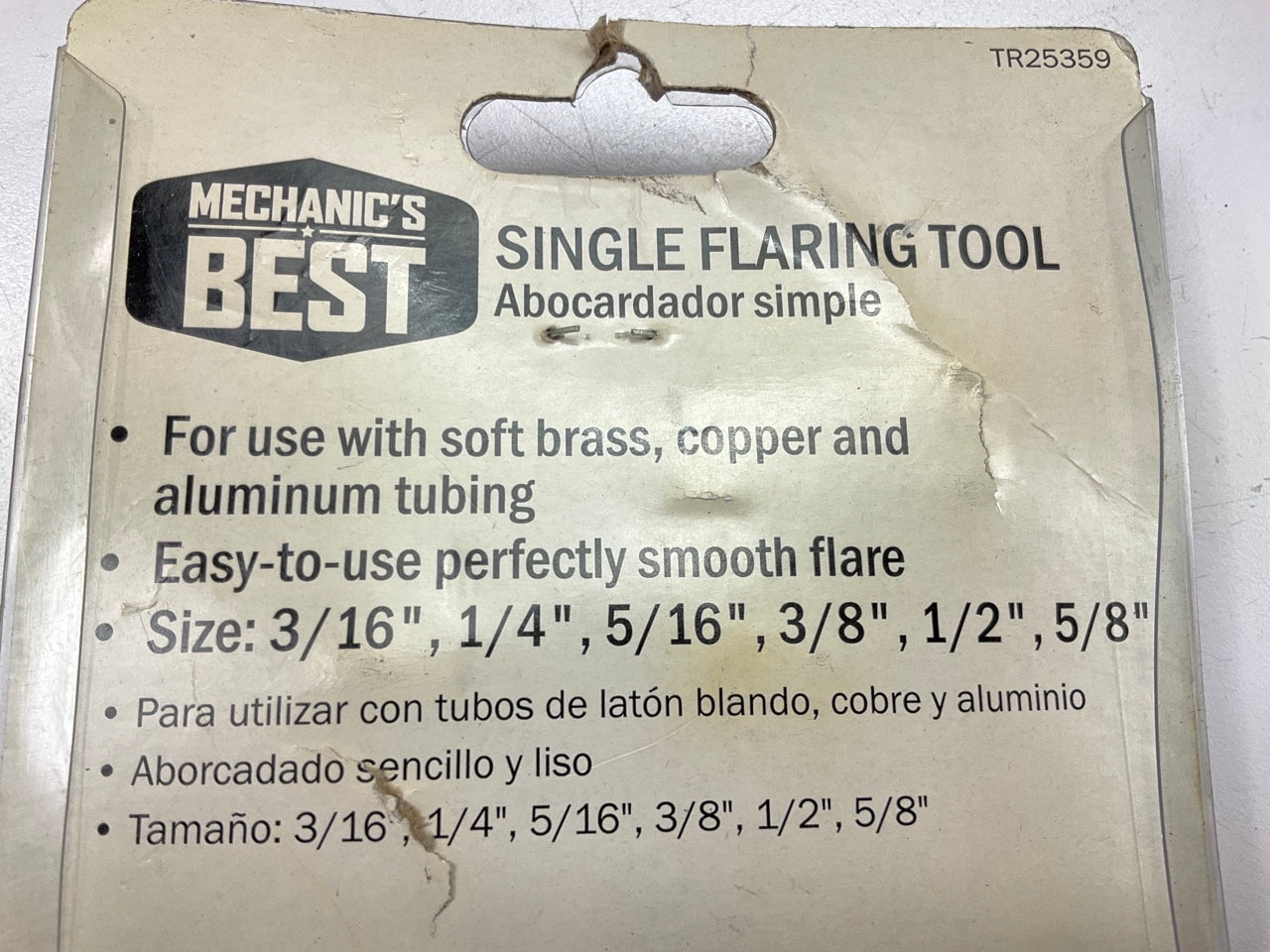 Flaring Tool Set For Copper Aluminum Brass Steel Tube For 45° Single Flaring