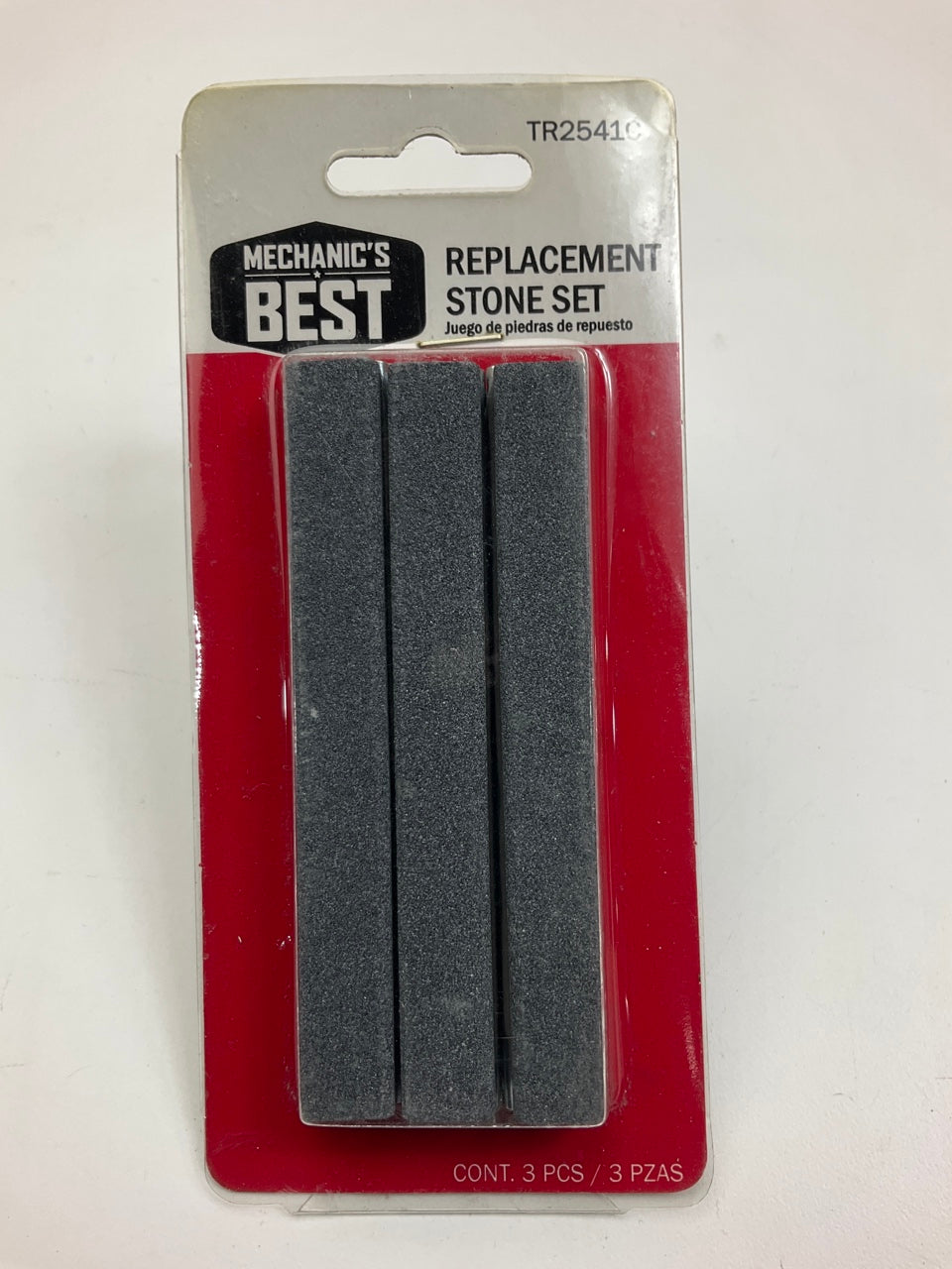 Mechanics Best TR2541C Coarse Grit 4 Inch 3 Piece Replacement Hone Stone Set