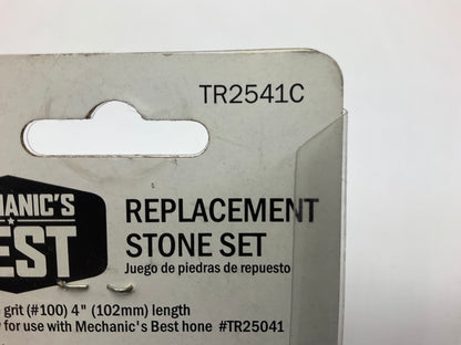 Mechanics Best TR2541C Coarse Grit 4 Inch 3 Piece Replacement Hone Stone Set