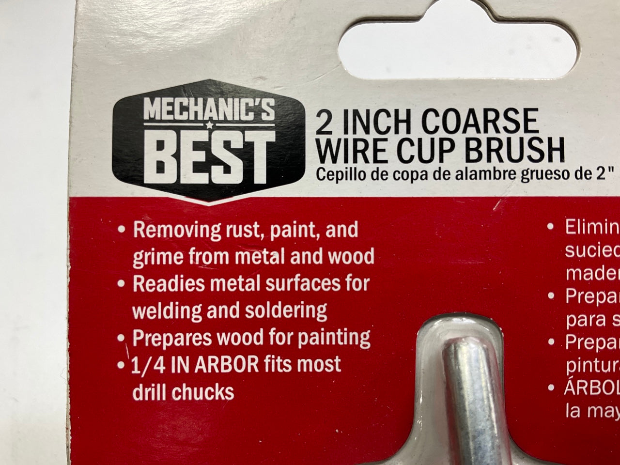 (10) Mechanics Best TR25432 2'' Coarse Wire Cup Brush For Drills