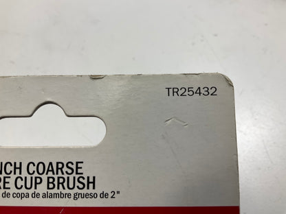 (10) Mechanics Best TR25432 2'' Coarse Wire Cup Brush For Drills