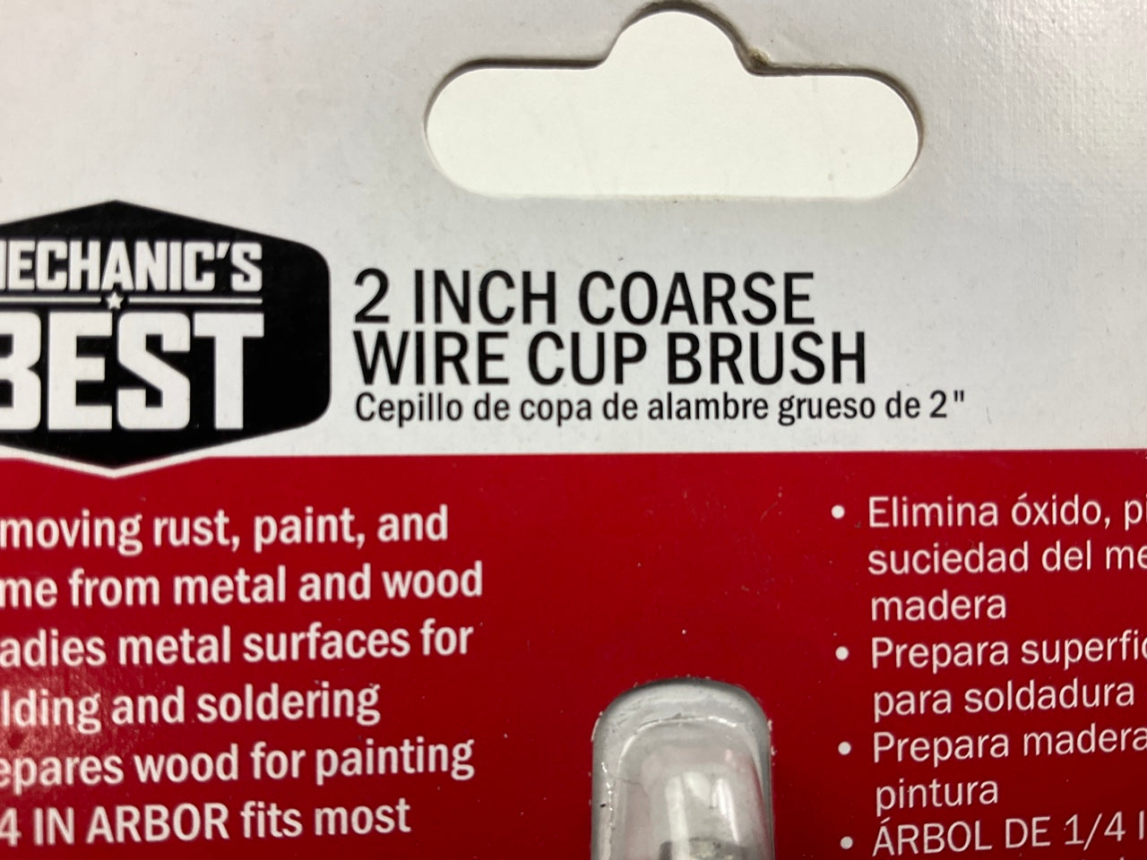 Mechanics Best TR25432 2'' Coarse Wire Cup Brush For Drills