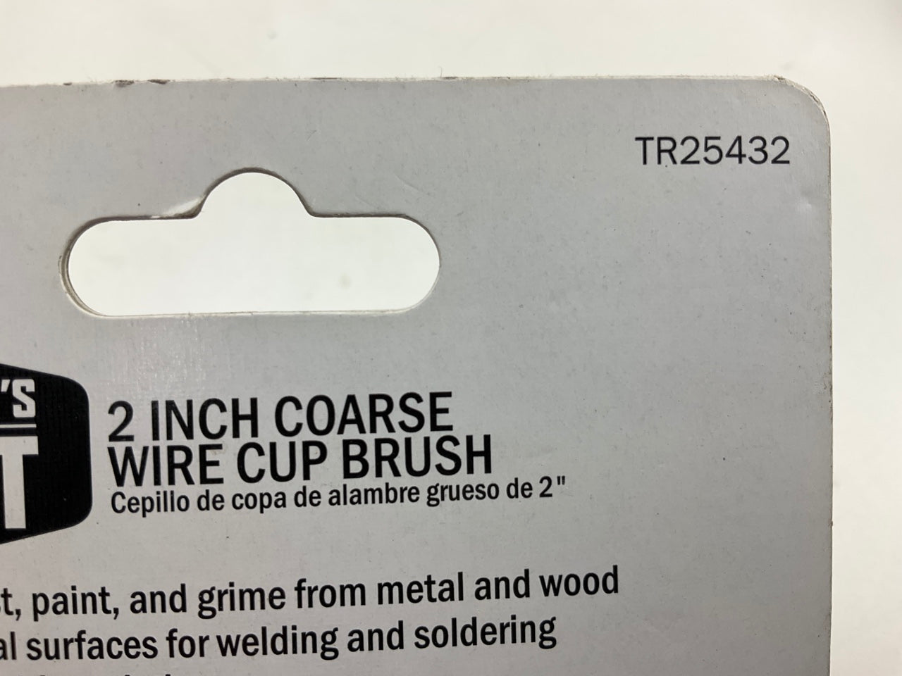 Mechanics Best TR25432 2'' Coarse Wire Cup Brush For Drills