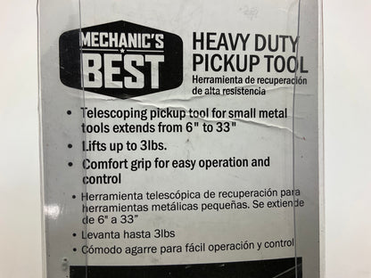 Mechanics Best TR25466 Heavy Duty Pickup Tool, Telescoping 6'' To 33'', 2.4 LBS