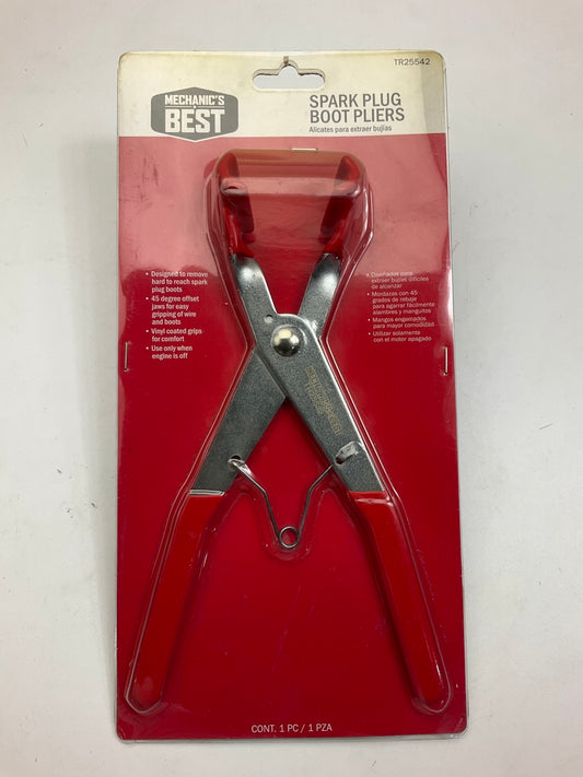 Mechanics Best TR25542 Spark Plug Pliers, 45 Degree Offset For Easy Gripping