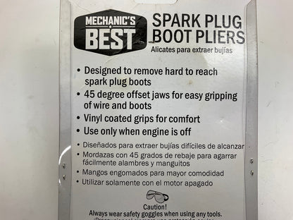 Mechanics Best TR25542 Spark Plug Pliers, 45 Degree Offset For Easy Gripping