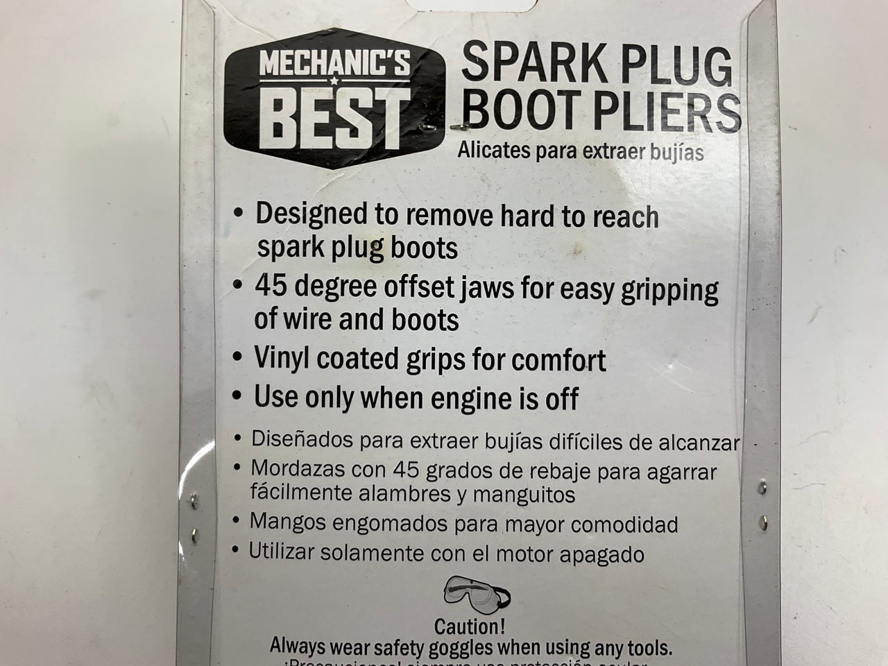 Mechanics TR25542 Spark Plug Boot Pliers, 45 Degree Offset For Easy Gripping