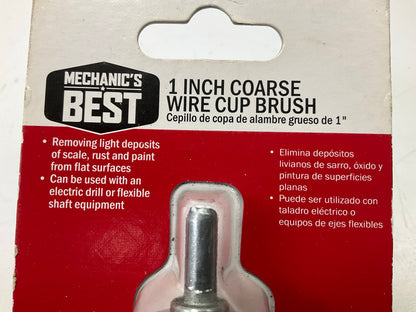 Mechanics Best TR25549 1'' Coarse Wire Cup Brush ( 5 Pieces)