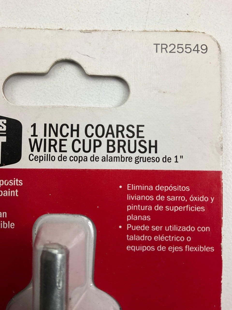 Mechanics Best TR25549 1 Inch Crimped Wire Brush