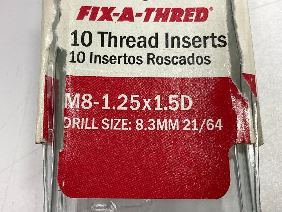 (5) 10 Packs - Mechanics Best TR25629 Fix-A-Thread Repair Inserts M8-1.25 X 1.5D