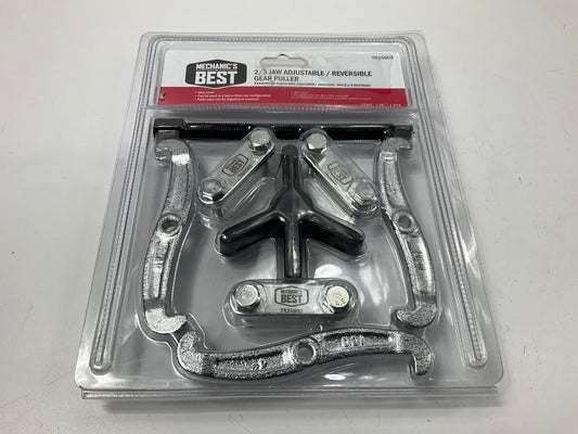 Mechanics Best TR25903 4 Inch Jaw Puller Kit, Pully Removal Tool, 2 OR 3 Jaw