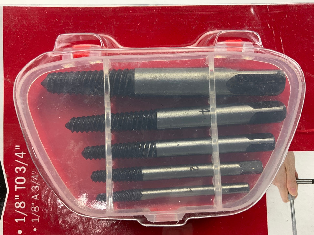 Mechanics Best TR336SE5C Screw Extractor Set, 5-Piece