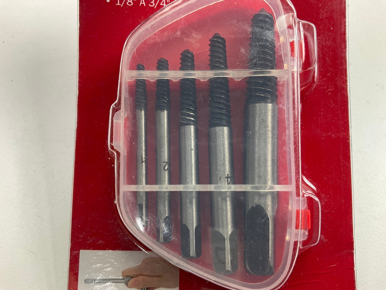 Mechanics Best TR336SE5C Screw Extractor Set, 5-Piece