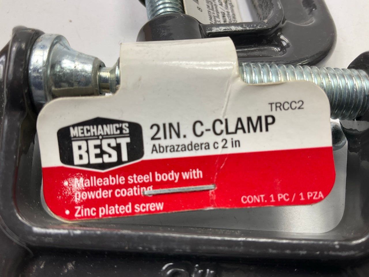 (2) Mechanics Best TRCC2 2 Inch C-Clamp Clamp, 2''