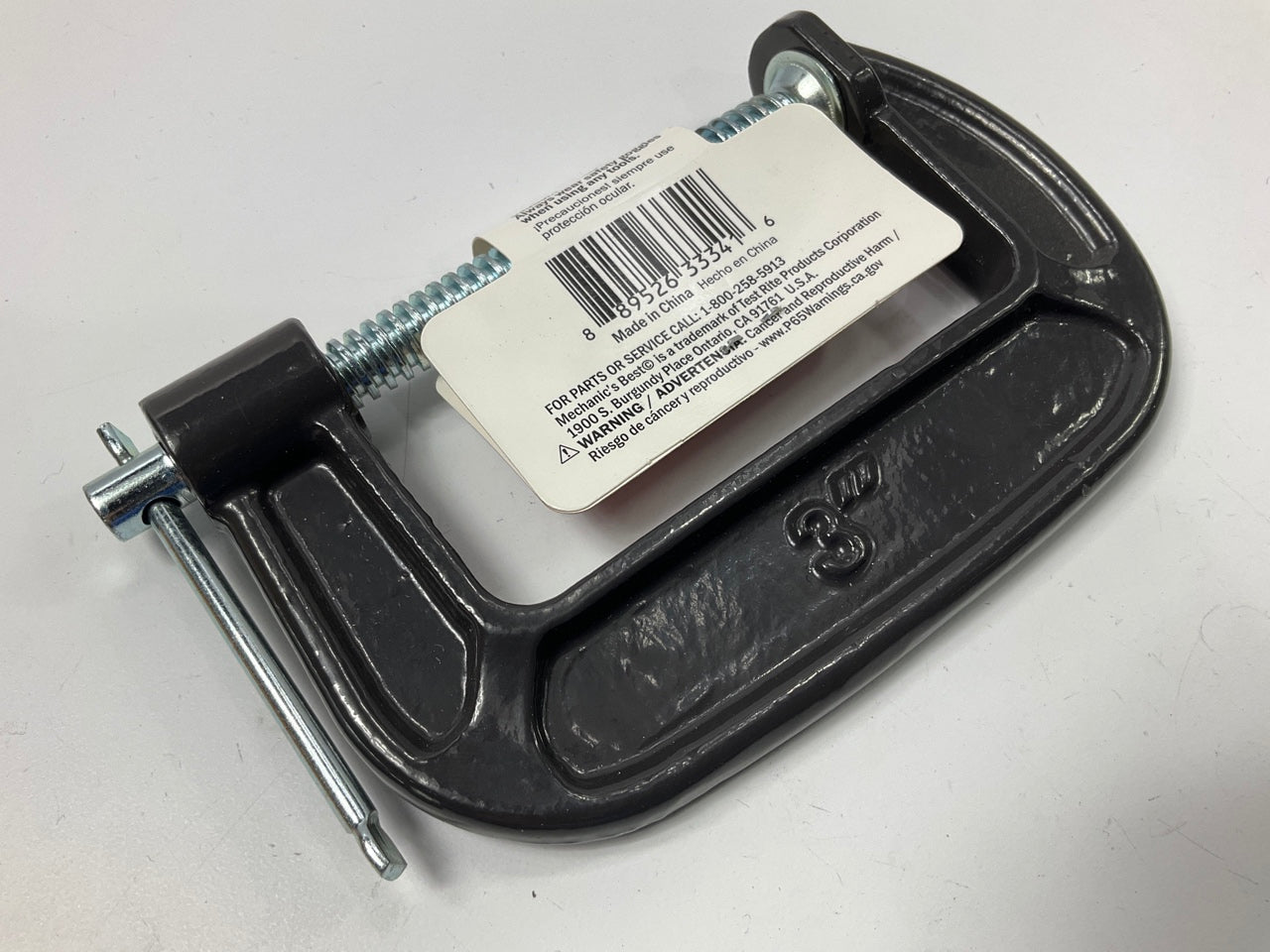 Mechanics Best TRCC3 3'' C-Clamp