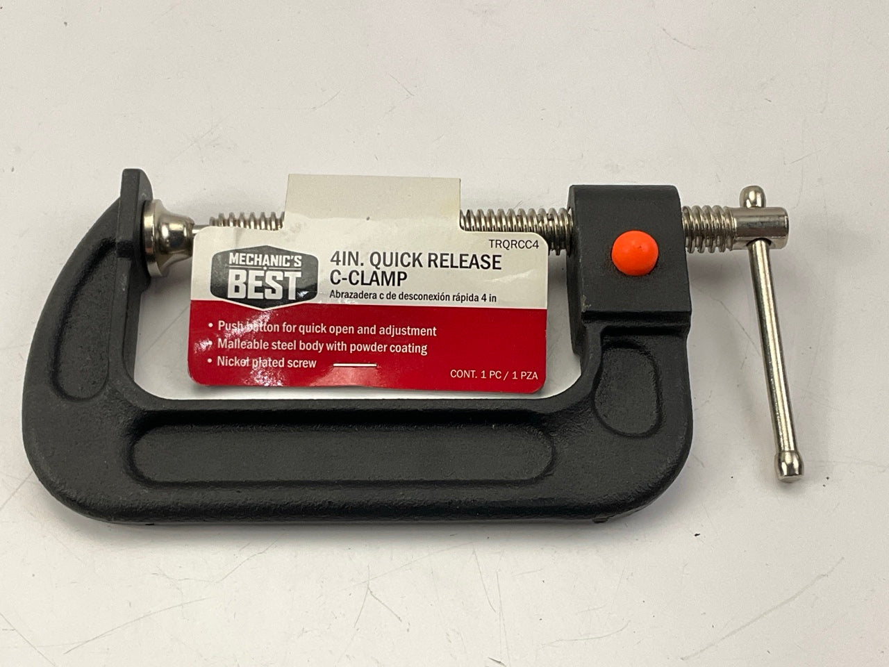 Mechanics Best TRQRCC4 4'' Quick Release C-Clamp