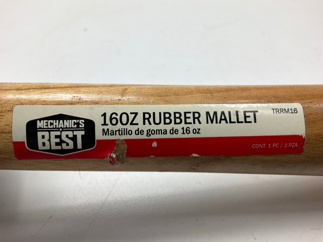 Mechanics Best TRRM16 16oz Rubber Mallet  16 OZ