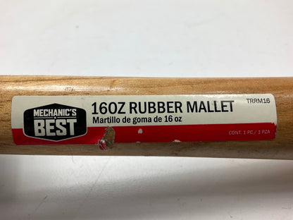 Mechanics Best TRRM16 16oz Rubber Mallet  16 OZ