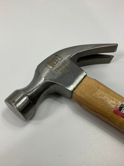 Mechanics Best TRW16C 16 Oz. Claw Hammer W/ 12'' Hickory Handle