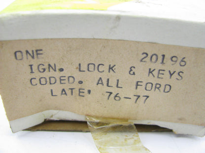 Mechanics Choice 20196 Ignition Lock Cylinder And Keys