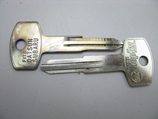 (25) Mechanics Choice 79806 Ignition & Door Key Blank For 1970-1980 Datsun