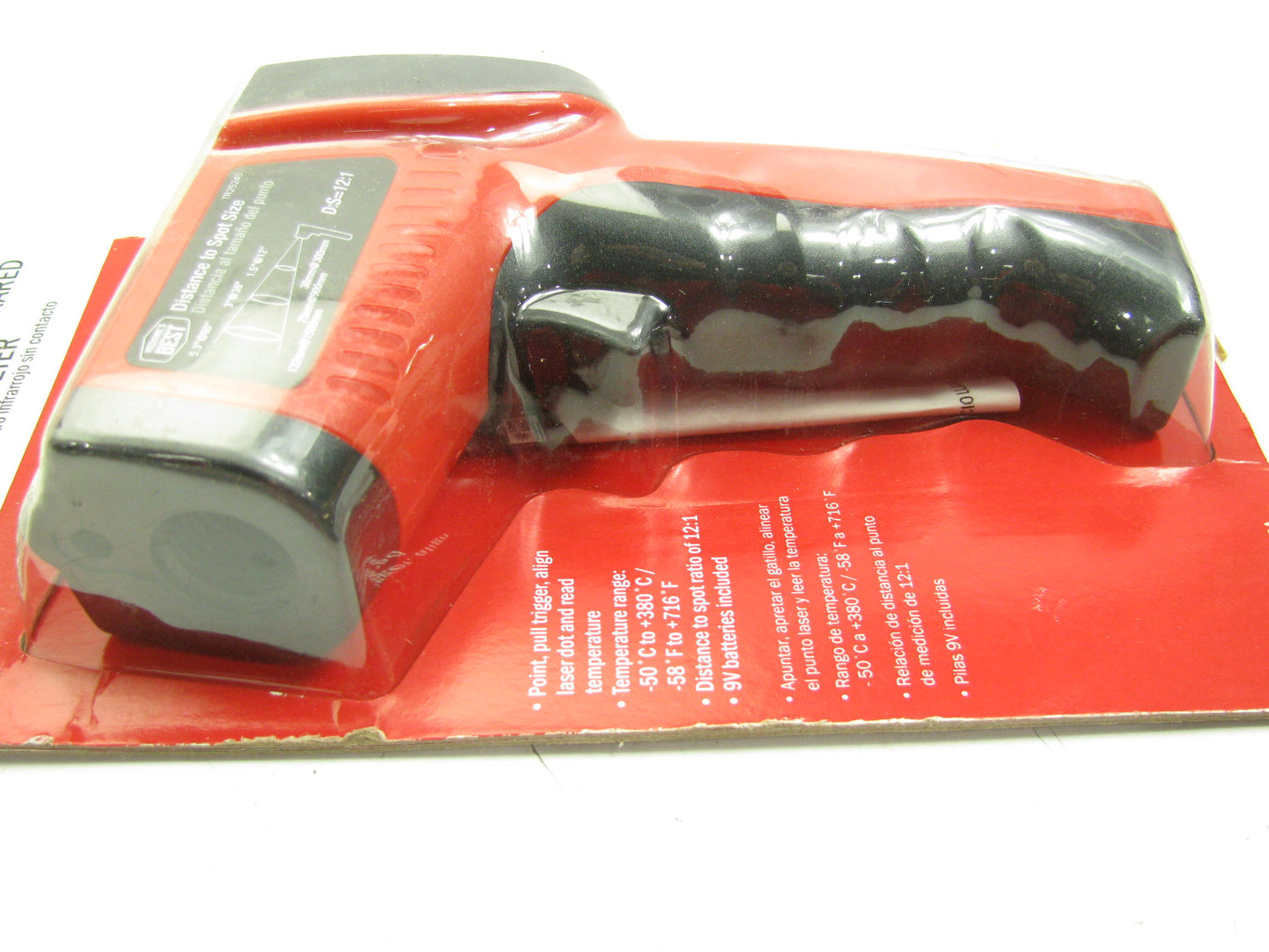 Non-Contact Infrared Laser Thermometer Gun, Digital -58° To 716° Temperature