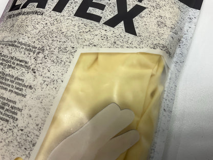 (5) 10 Packs MECHANIX WEAR 004-00-010 Latex Large Gloves, 7 Mil Thick