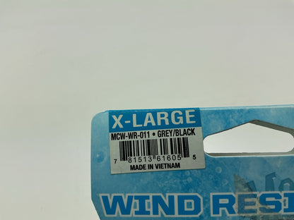 Mechanix Wear MCW-WR-011 Wind Resistant Gloves (X-Large, Black/Grey)