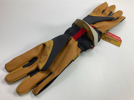 Mechanix Wear MF4X-75-010 Material4X FastFit Work Gloves, Large, Brown/Black