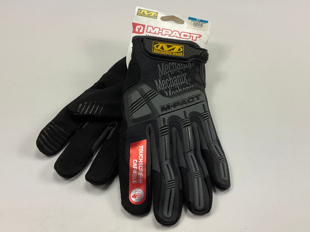 Mechanix MPT-58-009 MPact Gloves Black And Grey, Medium Size