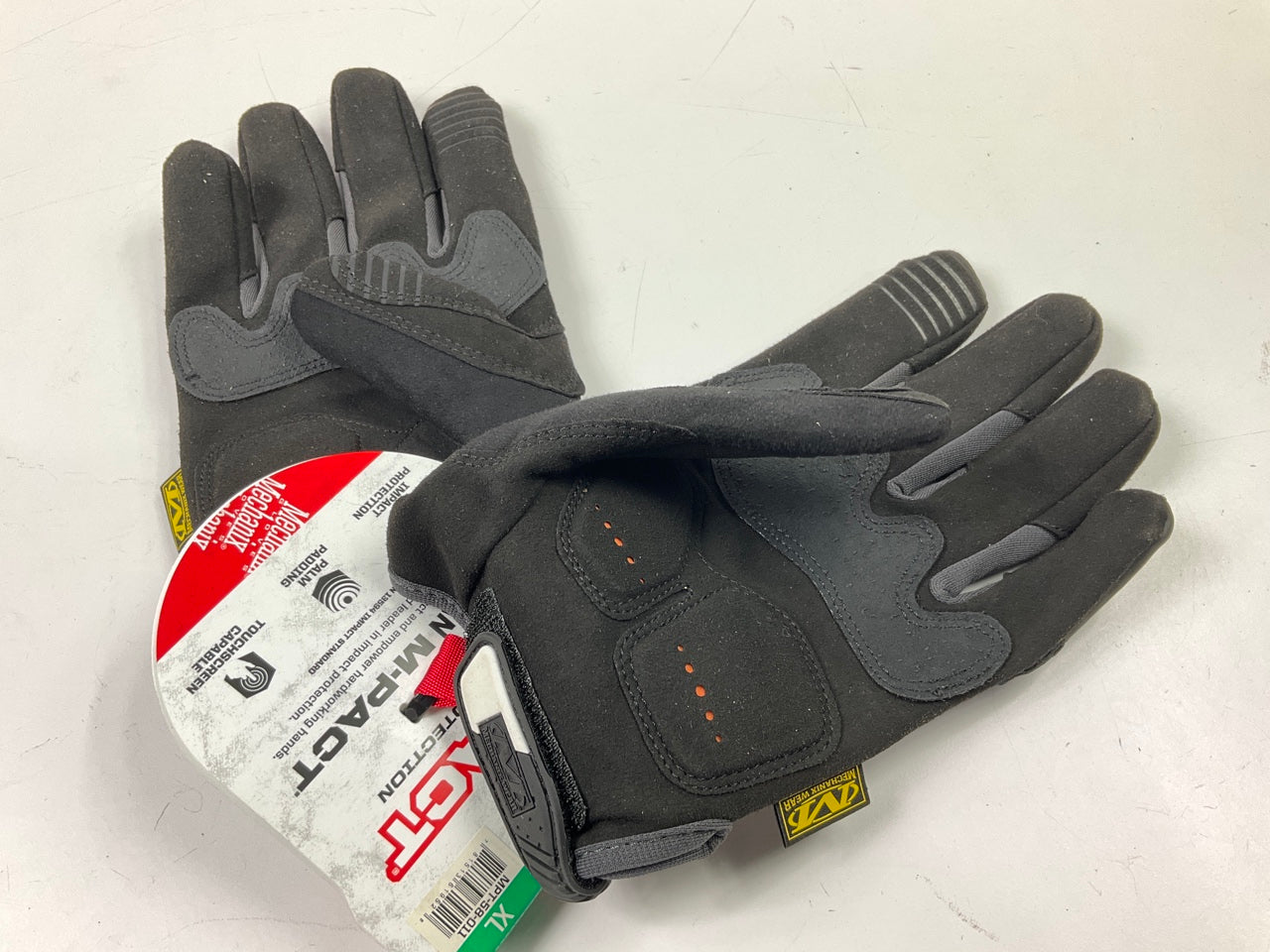 Mechanix Wear MPT-58-011 M-Pact XL Gloves Impact Resistant Work Gloves, X-Large