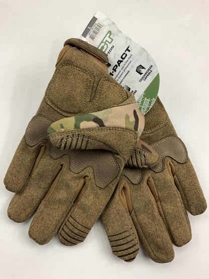 Mechanix Wear MPT78010 M-Pact Work Gloves, Size Large, Camo Pattern